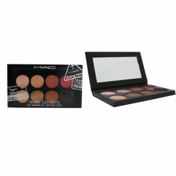 🌟LE🌟MAC Travel Exclusive Eyeshadow x 8- 18k Rose Gold - Picture 2 of 15